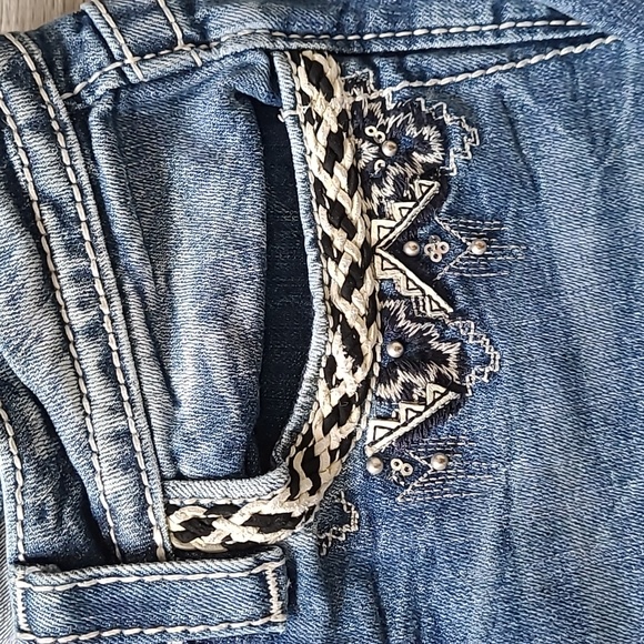 Miss Me Mid-Rise Boot Cut 27 Style No MP86588 34 Inseam - Picture 7 of 16